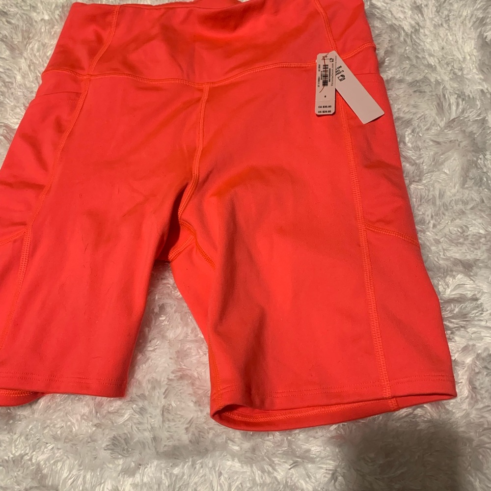 Victoria Secret Orange Athletic Shorts | Sz 8